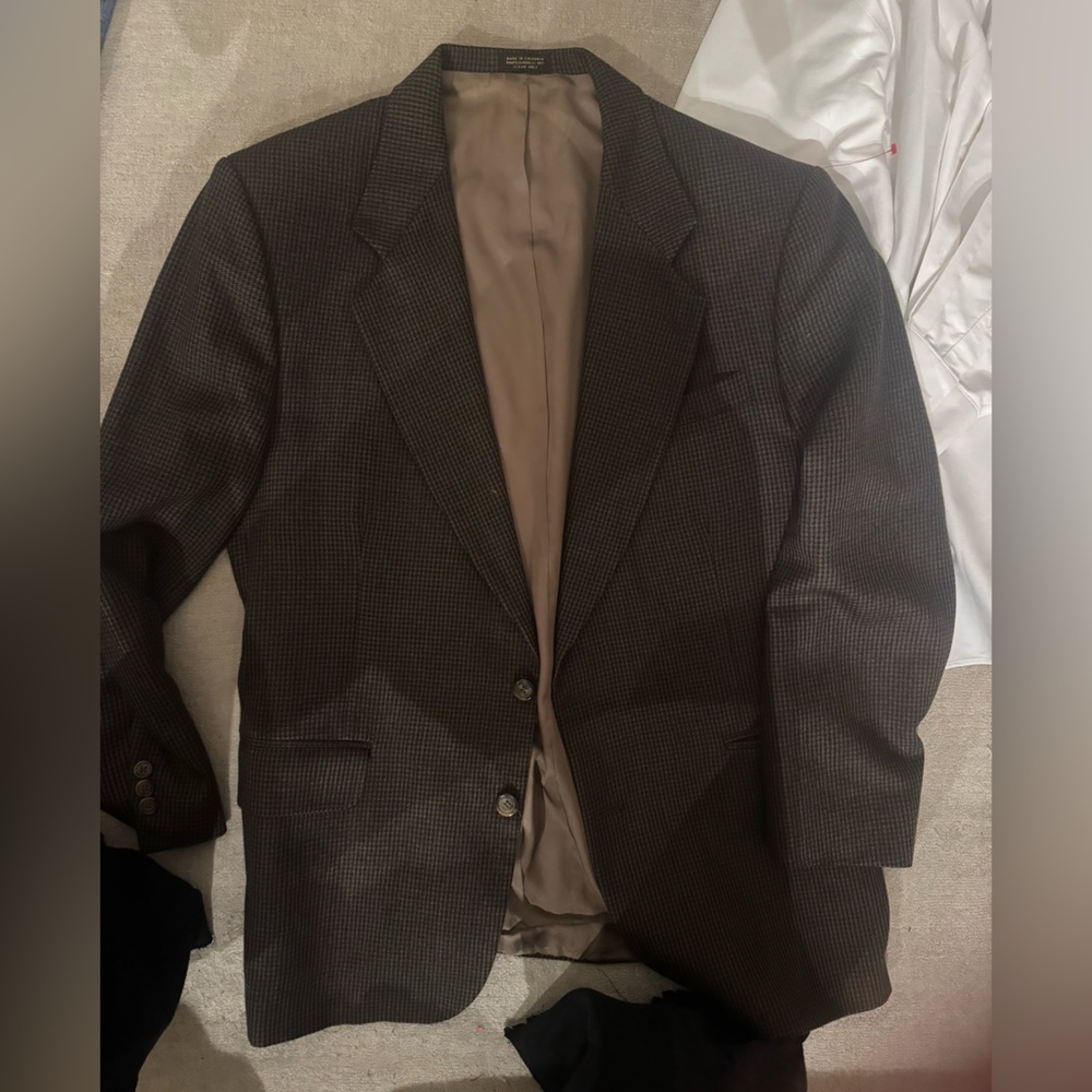 Oscar de la Renta Taupe Blazer